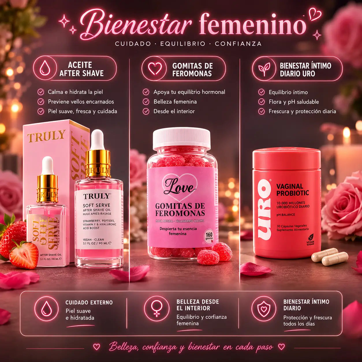 Kit noche encendida: Despídete de las inseguridades y enciende la pasión