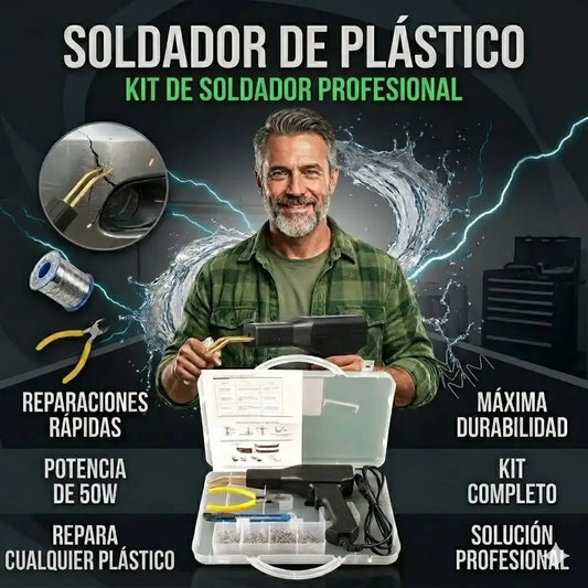 Kit Soldador de Plástico Saker: Repara tus Objetos Rotos en Segundos