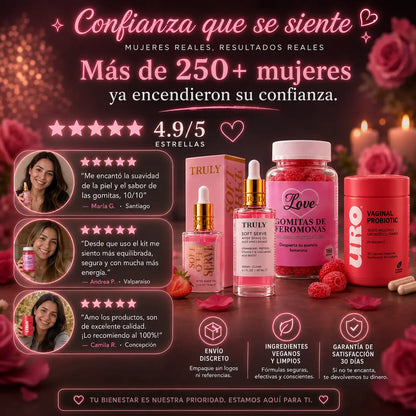 Kit noche encendida X3 "Despídete de las inseguridades y enciende la pasión"