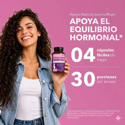 Myo-Inositol & D-Chiro Inositol 40:1  "Recupera tu salud ovárica"
