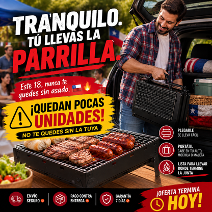 Parrilla Salva-Asados “Este 18, tú pones la parrilla.” 🇨🇱🔥