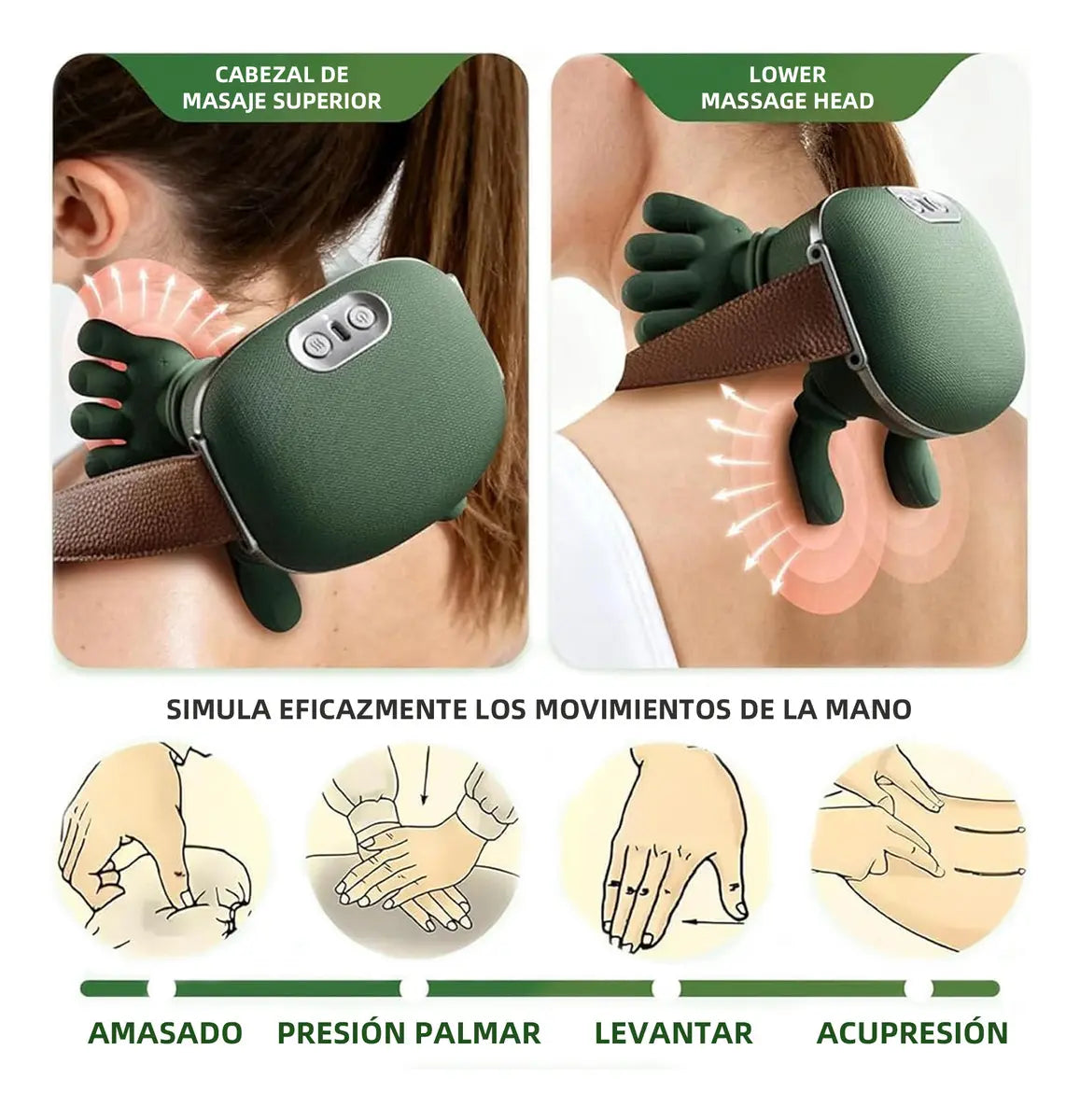 RelaxPro Cuello: Las manos Mágicas con Calor que te devuelven el Alivio al Tiro