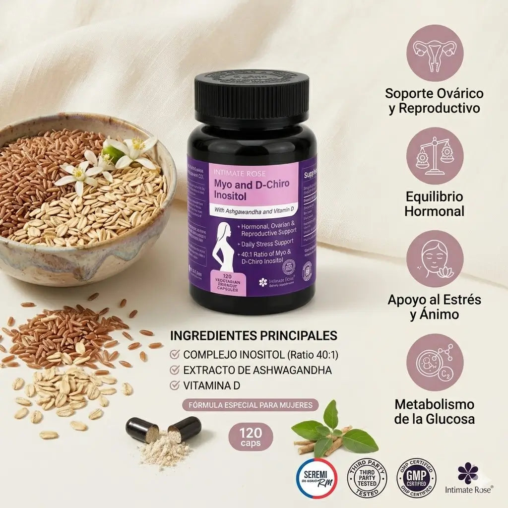 Myo-Inositol & D-Chiro Inositol 40:1  "Recupera tu salud ovárica"