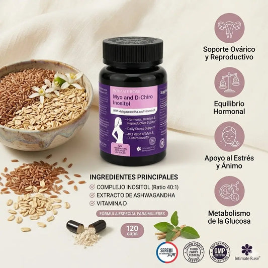 Myo-Inositol & D-Chiro Inositol 40:1  "Recupera tu salud ovárica"