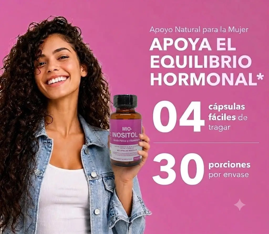 MYO-INOSITOL + ácido folico+ Vitamina D3  tu salud ovárica es esencial