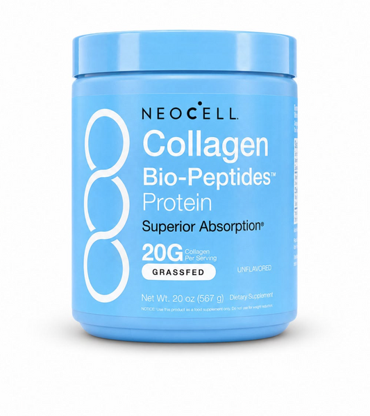NeoCell Collagen Bio-Peptides - frasco 20oz Grass-Fed