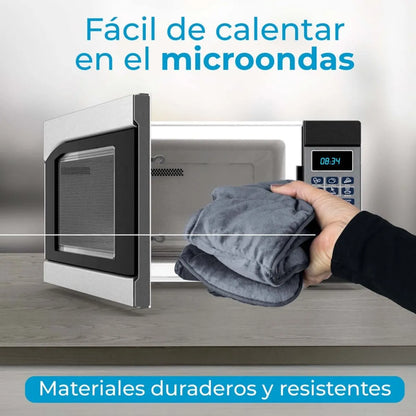 Almohadilla térmica de Semillas y Lavanda: Dile adiós a la tensión en hombros y cuello en solo 3 minutos.